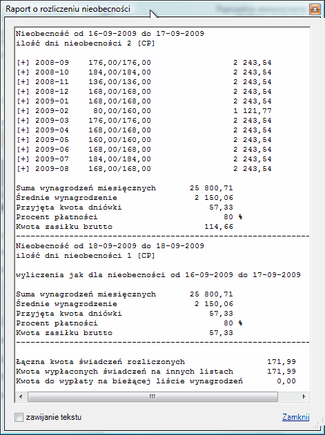 ZUS Z17_raport_o_rozliczeniu_nieobecnosci